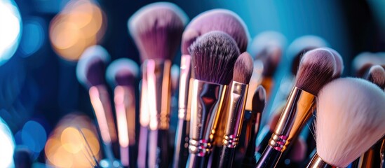 Professional Makeup Brushes and Tools, Complete with a Set of Makeup Products for Flawless Application
