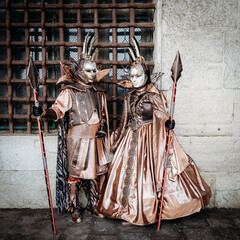 Venetian carnival masks - 737306861