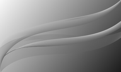 abstract gray smooth lines wave curves on gradient background