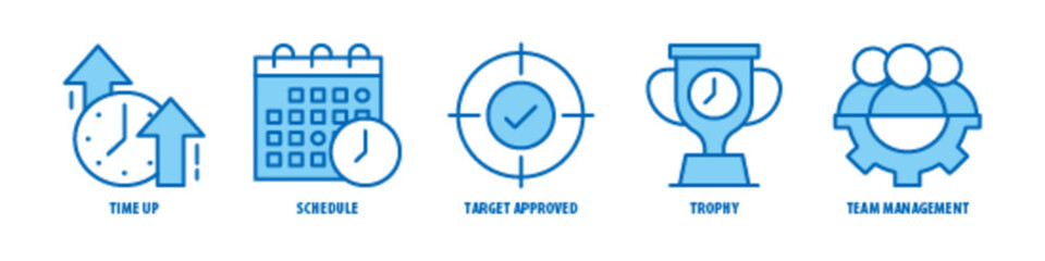 Report, Attention, Report time, Growth, Dial, Sleep editable stroke outline icons set isolated on white background flat vector illustration.