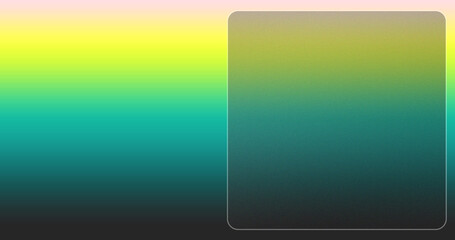 Fototapeta premium green Glassmorphism Background with Realistic Effect and Futuristic UIUX Illustration for product advertisement. Transparent glass plate with round corner. Pedestal card on vintage background