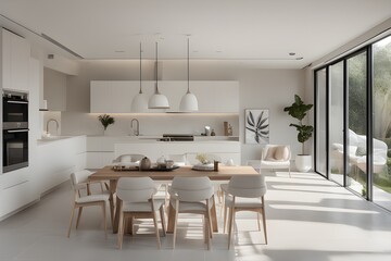 white kitchen
