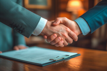 A Firm Handshake of Agreement