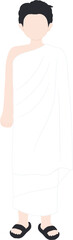 faceless islamic pilgrimage clipart