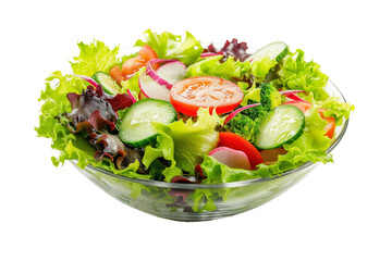 Mixed greens salad bowl
