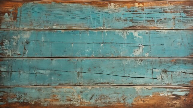 Blue wooden background texture