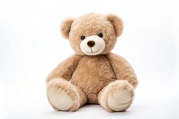 toy teddy isolated on white background