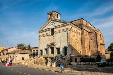 mantua, italien - kirche san sebastiano in der altstadt
