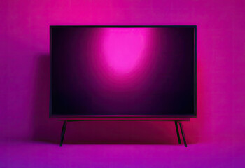 lcd tv on a wall