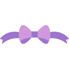 purple bow and ribbon