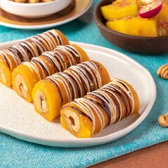 Dry Fruits Mango Roll