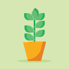 Plant icon. Subtable to place on furniture, interior, etc.