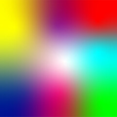Obraz premium Spectrum abstract vaporwave holographic background, trendy colorful backdrop in pastel neon color. For creative design cover, CD, poster, book, printing, gift card, fashion web and print