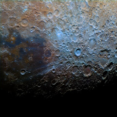 Lunar south pole