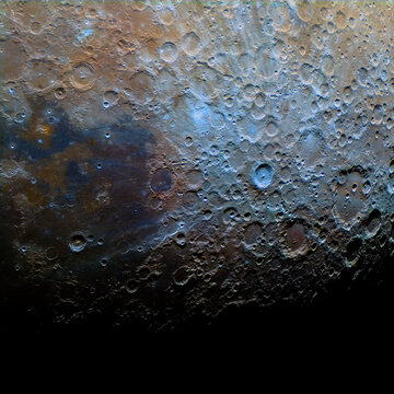 Lunar south pole