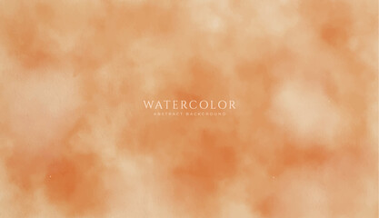 Abstract horizontal watercolor background. Neutral light colored empty space background illustration