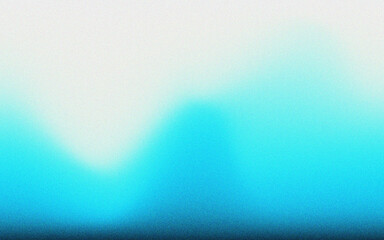 Blue grain background template copy space. Abstract fluid gradient mesh with grainy texture. Blurred vibrant color gradation. Suitable for promotion, banding, poster, presentation, cover, magazine