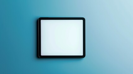 Modern Tablet Mockup: Black Tablet Computer Presentation. Imagined by Generative AI
