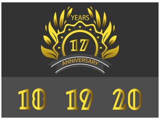 anniversary, number, congratulation, invitation, birthday, celebrate, logotype, premium, certificate, event, greeting, 20, 30, booklet, ceremony, handwriting, leaflet, corporate, cut out, flyer, gold,