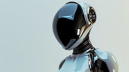 Robot woman. Artificial Intelligence Concept