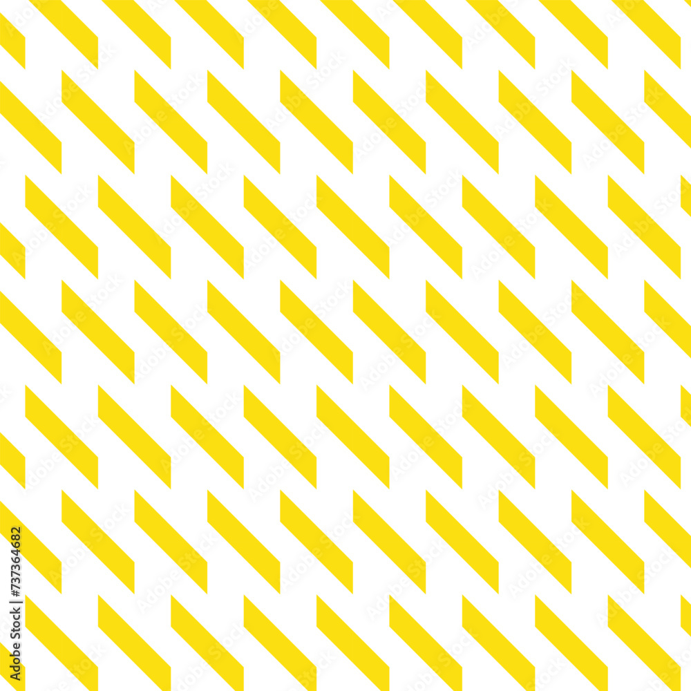 Poster abstract seamless repeatable yellow diagonal bold line pattern.