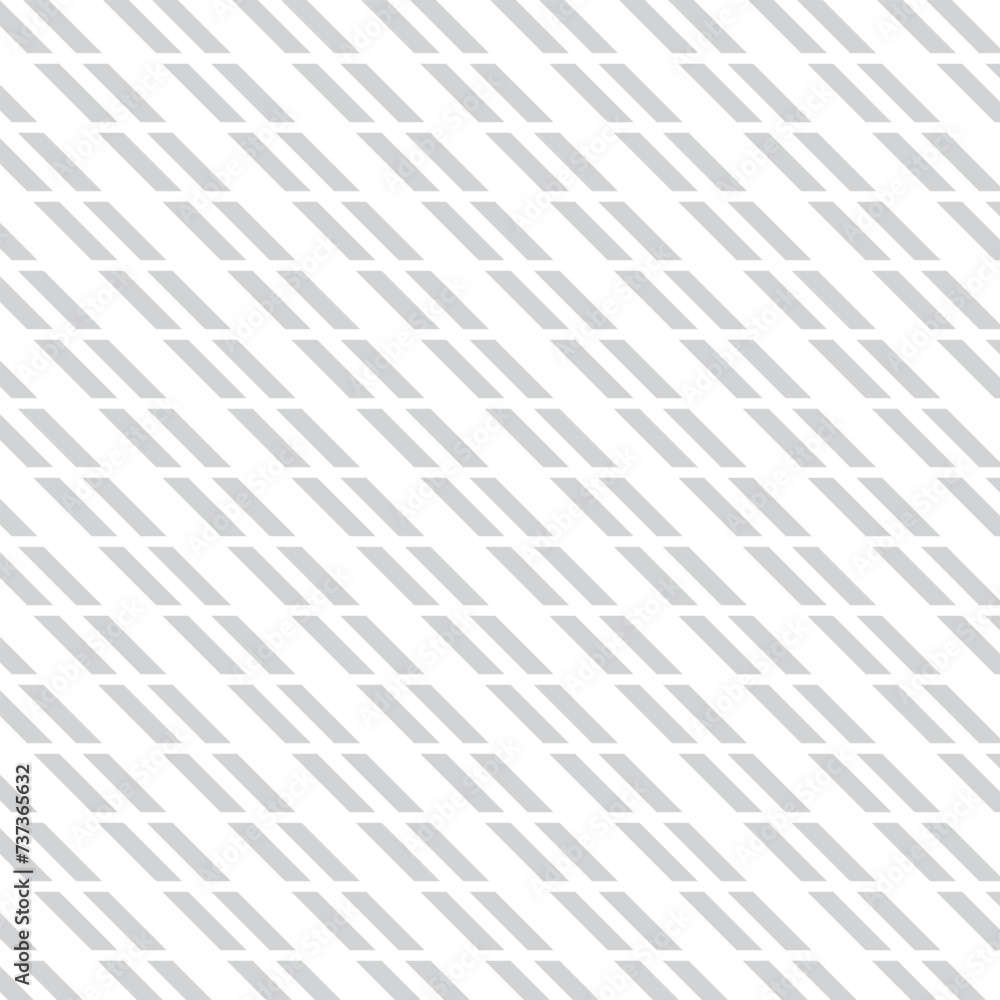 Poster abstract seamless repeatable grey diagonal double bold line pattern.