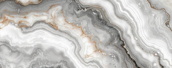 Fototapeta premium White curly onyx marble texture background