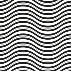 abstract geometric repeatable black grey smooth wave line pattern.