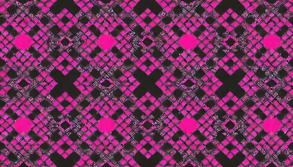 seamless pattern with pink and purple squares