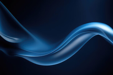 beautiful abstract wave technology background with blue light, digital wave effect, corporate concept