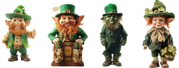 Leprechaun. isolated on transparent background