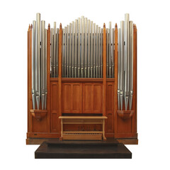 antique pipe organ isolated png