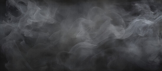The water spray steam or smoke motion isolated on black background.AI Generative