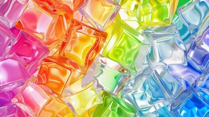 Colorful Emitter Glass Abstract Backgrounds
