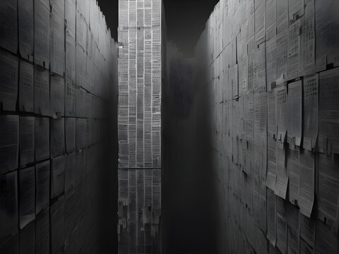 Walls of Suppression. A Bleak World Enveloped in Censorial Textual Barriers