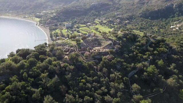 Exploring Ancient Amos: Breathtaking Drone Video of Turkey's Historical Gem