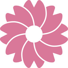 Flower icon vector illustration. Spring flowers icon symbol. Flowers, plants, spring, cute, etc.