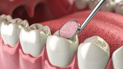 Obraz na płótnie Canvas 3d rendered illustration of a tooth