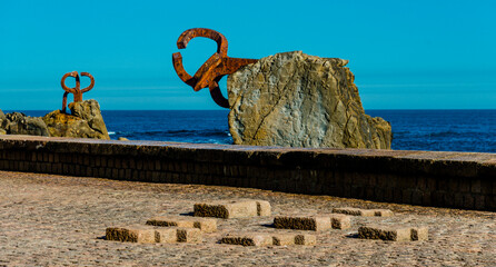 Naklejka premium El Peine del Viento de Donostia/San Sebastian 