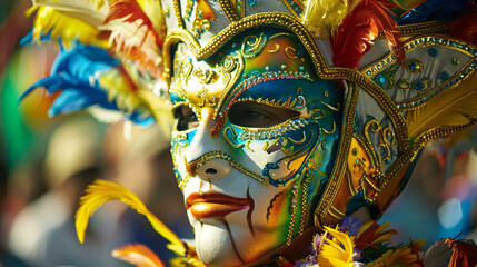 Obraz premium venetian carnival mask