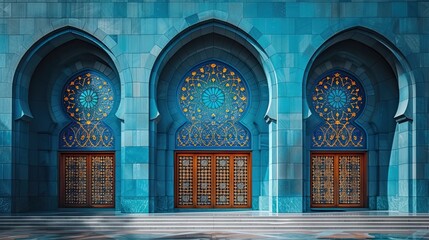 Obraz premium minimalist islamic background image for wallpaper laptop