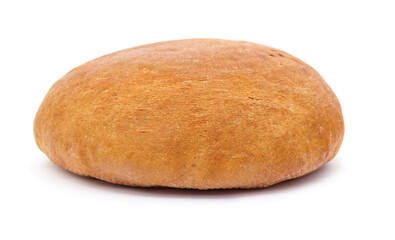 A round loaf of bread.