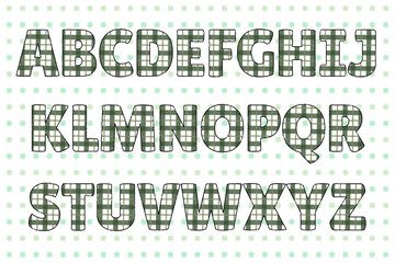 Handcrafted Saint Patrick letters color creative art typographic design