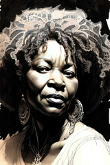 portrait of a black woman