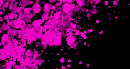 Pink Paint Splatter