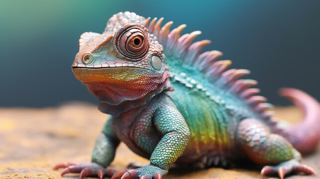 baby rainbow dragon photo