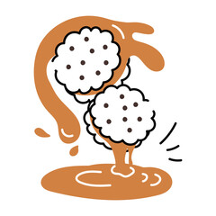  Bakery Cookies Hand Drawn