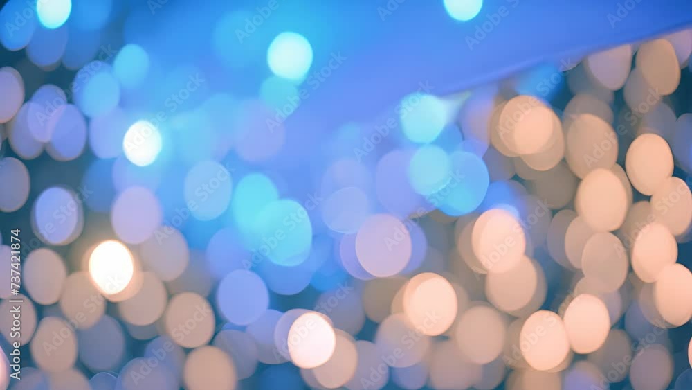 Poster bunch of lights suspended in air. perfect for adding magical touch to any project