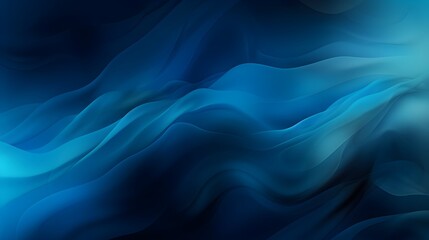 Fototapeta na wymiar Blue-Black Abstract Gradient Background, Hand Edited Generative AI
