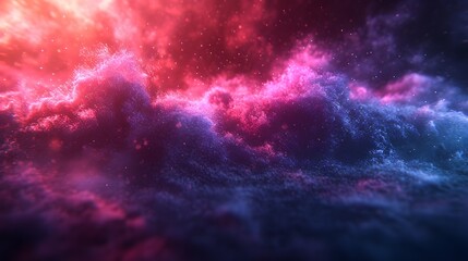 Purple and Blue Textured Gradient Cloud Formation Background, Hand Edited Generative AI